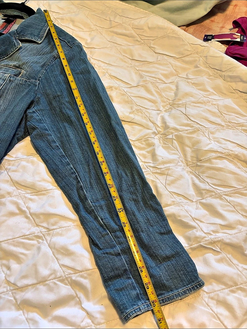 Venezia Denim Jacket Blue Size 18/20 - Picture 9 of 12